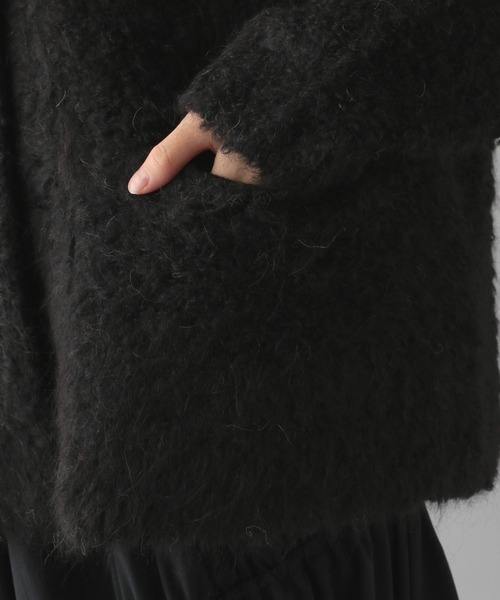 【セール】アルパカループニットカーディガンコート 146656（カーディガン/ボレロ）｜O0u（オーゼロユー）