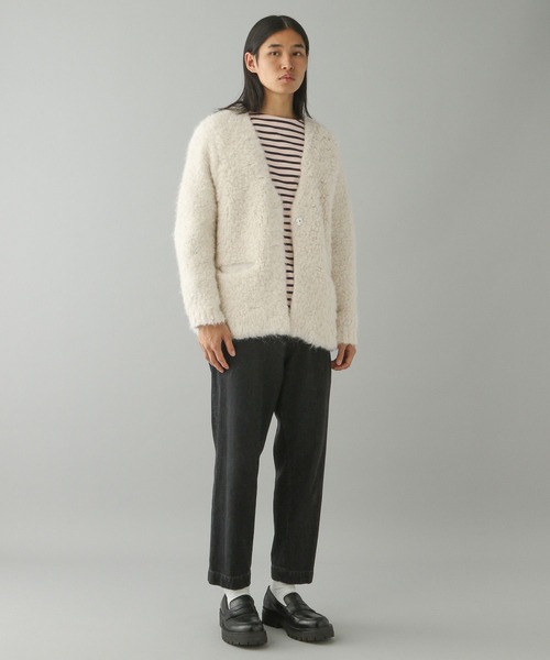 【セール】アルパカループニットカーディガンコート 146656（カーディガン/ボレロ）｜O0u（オーゼロユー）