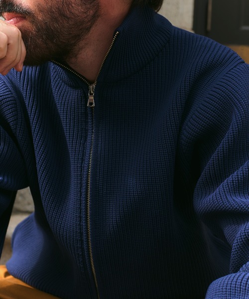 NewAnce（ニュアンス）の「【NewAnce】Drivers Knit / ドライバーズニット（ニット/セーター・メンズ・アイボリー/ブラック/ネイビー/ブラウン・FREE）」の12枚目の写真