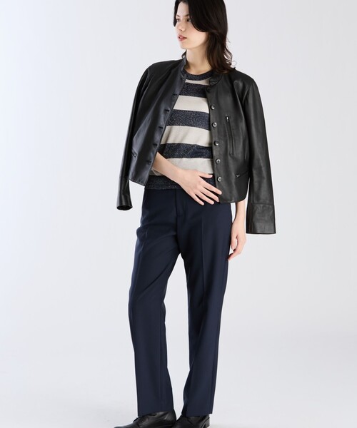 agnes b.(アニエスベー)の「LF14 PULLOVER プルオーバー(Tシャツ/カットソー・レディース・ネイビー・1/2/3)」の5枚目の写真