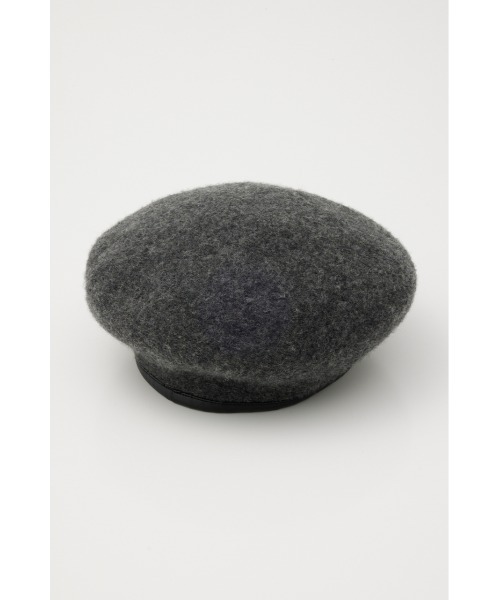 SLY（スライ）の「PLATE NAME WOOL BERET プレート ネーム ウール ベレー（ハンチング/ベレー帽・レディース・杢グレー/ブラック・FREE）」の14枚目の写真