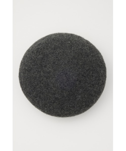 SLY（スライ）の「PLATE NAME WOOL BERET プレート ネーム ウール ベレー（ハンチング/ベレー帽・レディース・杢グレー/ブラック・FREE）」の15枚目の写真