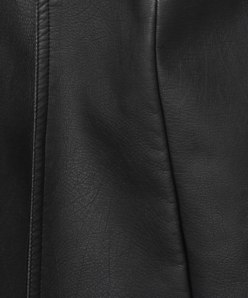 JEANASIS（ジーナシス）の「サイドベルトレザーライクスカート/205331（スカート・レディース・ブラック/ブラウン・FREE）」の9枚目の写真