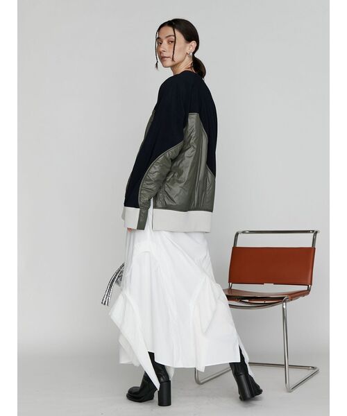 【セール】WAVE LINE PADDED PO / ウェーブラインパデッドプルオーバー（スウェット）｜UN3D.（アンスリード）