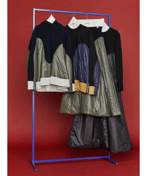 【セール】WAVE LINE PADDED PO / ウェーブラインパデッドプルオーバー（スウェット）｜UN3D.（アンスリード）