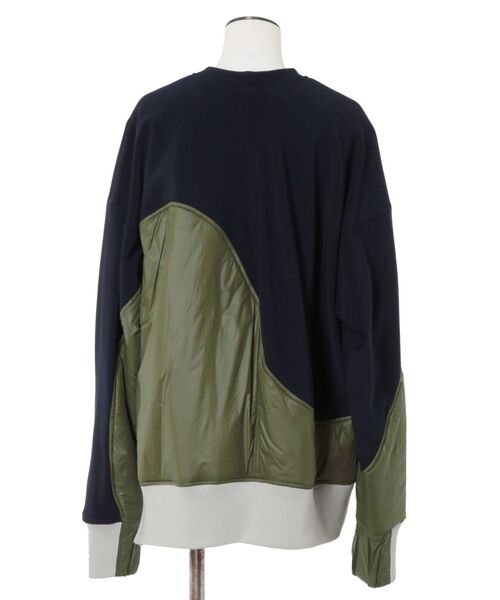 【セール】WAVE LINE PADDED PO / ウェーブラインパデッドプルオーバー（スウェット）｜UN3D.（アンスリード）