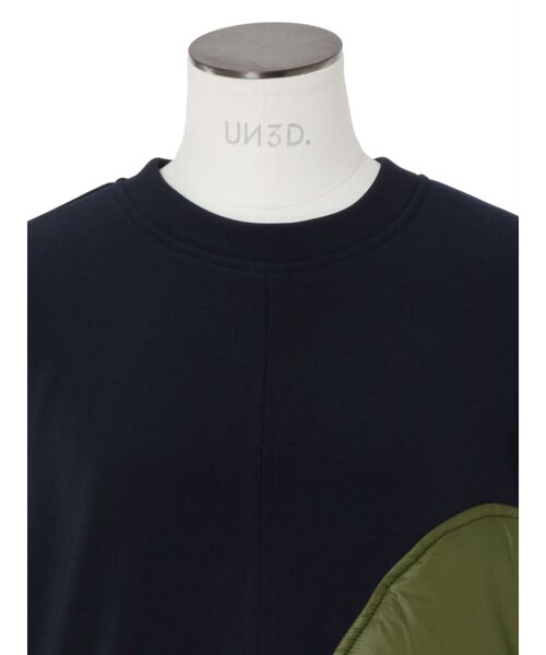 【セール】WAVE LINE PADDED PO / ウェーブラインパデッドプルオーバー（スウェット）｜UN3D.（アンスリード）