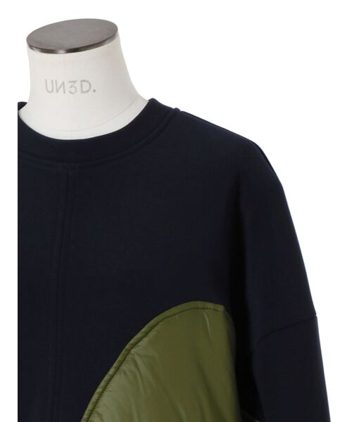 【セール】WAVE LINE PADDED PO / ウェーブラインパデッドプルオーバー（スウェット）｜UN3D.（アンスリード）