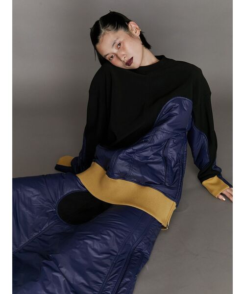 【セール】WAVE LINE PADDED PO / ウェーブラインパデッドプルオーバー（スウェット）｜UN3D.（アンスリード）