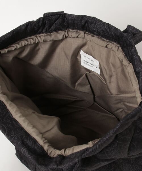 TAION（タイオン）の「【TAION】タイオン DOWN TOTE BAG-M TAION-TT02ML-1-M（トートバッグ・メンズ・ダークネイビー/ブラック/ブラウン系その他/マルチ/その他/ダークオリーブ・ONE SIZE）」の12枚目の写真