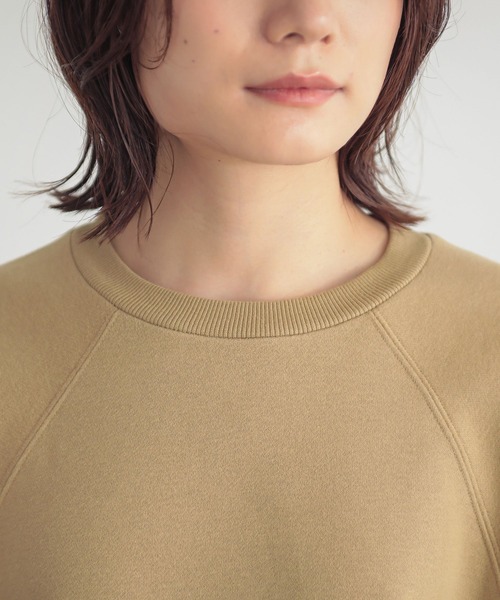 n'OrLABEL（ノアールレーベル）の「裏起毛異素材切り替えチュニックスウェット（スウェット・レディース・ブルー/マスタード/ブラック・FREE）」の18枚目の写真
