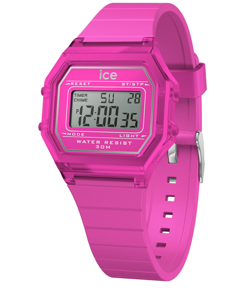 ICE WATCH（アイスウォッチ）の「【ice watch /アイスウォッチ】ICE digit retro/アイス デジット レトロ COLORシリーズ（デジタル腕時計・メンズ・イエロー/オレンジ/ホワイト/ピンク/レッド/ブラック/サックスブルー/エメラルド・フリー）」の9枚目の写真