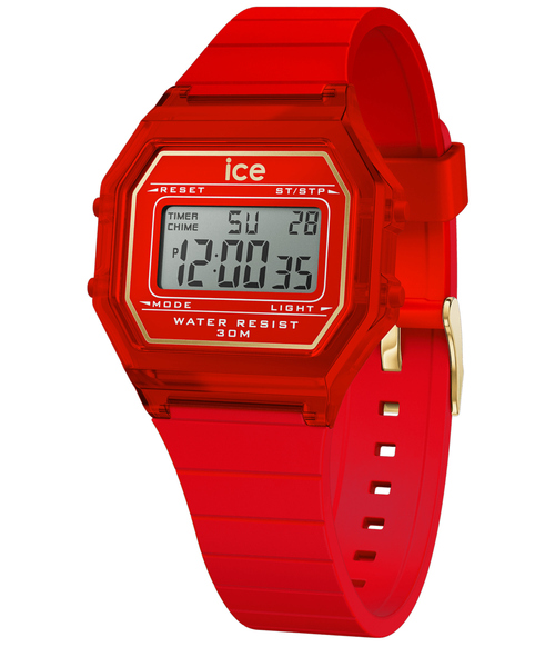 ICE WATCH（アイスウォッチ）の「【ice watch /アイスウォッチ】ICE digit retro/アイス デジット レトロ COLORシリーズ（デジタル腕時計・メンズ・イエロー/オレンジ/ホワイト/ピンク/レッド/ブラック/サックスブルー/エメラルド・フリー）」の10枚目の写真
