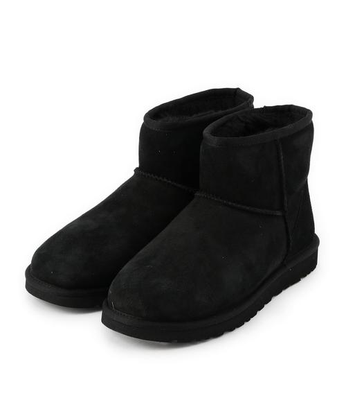 UGG Australia(アグオーストラリア)の「アグ/UGG Classic MINI/クラシックミニ(ブーツ・レディース・ブラック/グレー/ブラウン・7/6/8)」の1枚目の写真