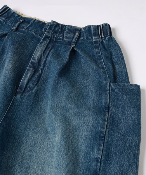 Dulcamara（ドゥルカマラ）の「3サイドオーバーダイデニムPT（デニムパンツ・メンズ・インディゴブルー/ダークインディゴブルー・0/1/2）」の17枚目の写真