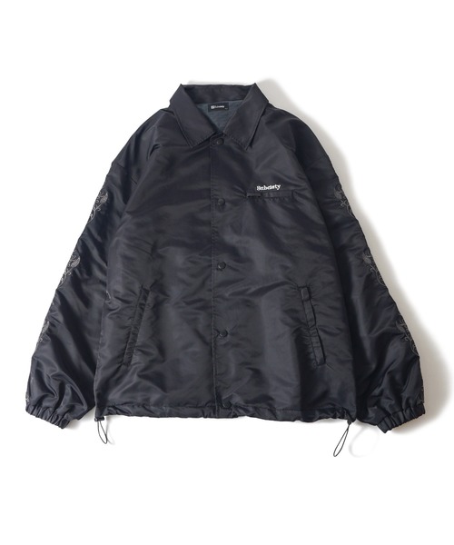 セール】Embroidery paisley coach jkt（ナイロンジャケット