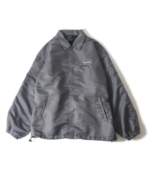 セール】Embroidery paisley coach jkt（ナイロンジャケット