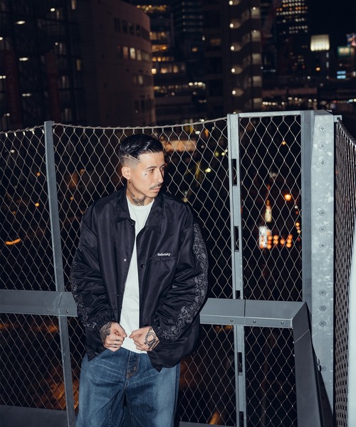 Subciety(サブサエティ)の「Embroidery paisley coach jkt(ナイロンジャケット・メンズ・ブラック/オリーブ/グレー・SMALL/MEDIUM/LARGE/X-LARGE)」の8枚目の写真