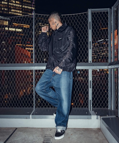 Subciety(サブサエティ)の「Embroidery paisley coach jkt(ナイロンジャケット・メンズ・ブラック/オリーブ/グレー・SMALL/MEDIUM/LARGE/X-LARGE)」の10枚目の写真