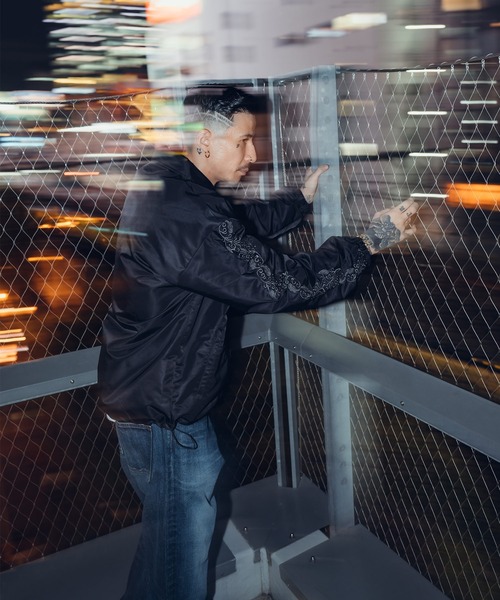 Subciety(サブサエティ)の「Embroidery paisley coach jkt(ナイロンジャケット・メンズ・ブラック/オリーブ/グレー・SMALL/MEDIUM/LARGE/X-LARGE)」の12枚目の写真