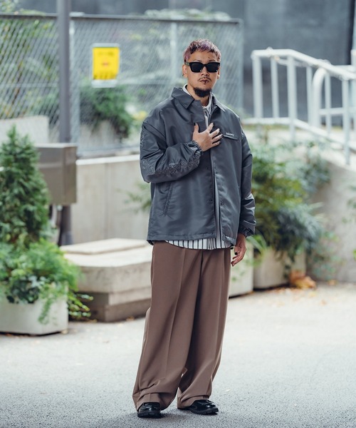 セール】Embroidery paisley coach jkt（ナイロンジャケット