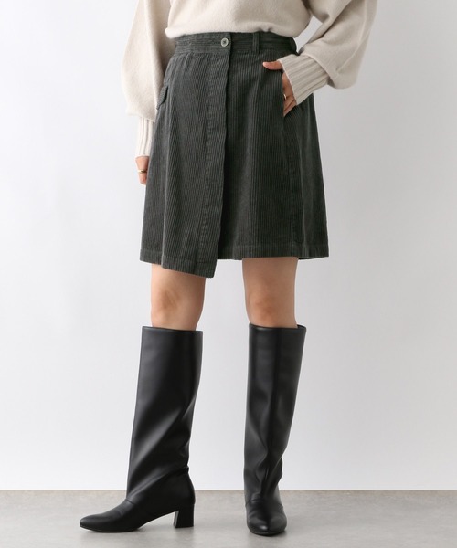 LEPSIM（レプシィム）の「コーデュロイラップキュロット　147617（その他パンツ・レディース・チャコールグレー/レッド・FREE）」の19枚目の写真