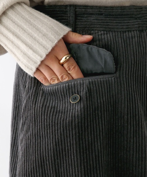 LEPSIM（レプシィム）の「コーデュロイラップキュロット　147617（その他パンツ・レディース・チャコールグレー/レッド・FREE）」の18枚目の写真