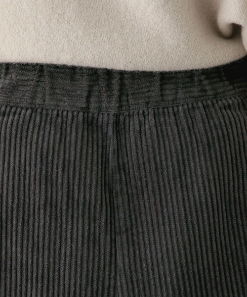 LEPSIM（レプシィム）の「コーデュロイラップキュロット　147617（その他パンツ・レディース・チャコールグレー/レッド・FREE）」の5枚目の写真