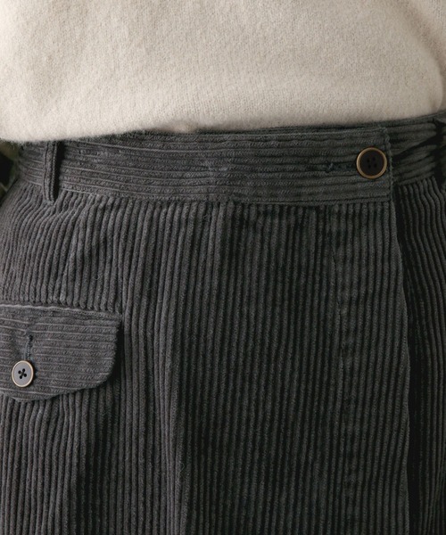 LEPSIM（レプシィム）の「コーデュロイラップキュロット　147617（その他パンツ・レディース・チャコールグレー/レッド・FREE）」の10枚目の写真