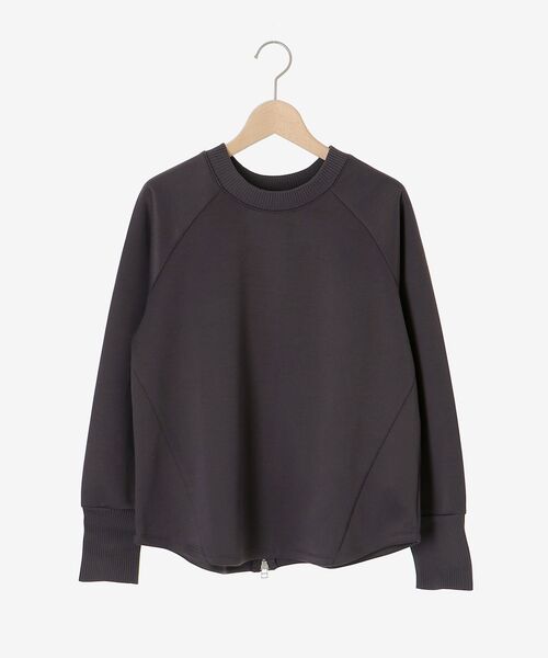 《WEB限定アイテム》バックジップボンディングトップス(Tシャツ/カットソー)|le.coeur blanc(ルクールブラン) 《WEB限定アイテム》バックジップボンディングトップス(Tシャツ/カットソー)|le.coeur blanc(ルクールブラン)