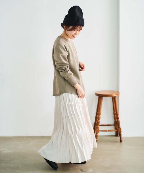 《WEB限定アイテム》バックジップボンディングトップス(Tシャツ/カットソー)|le.coeur blanc(ルクールブラン) 《WEB限定アイテム》バックジップボンディングトップス(Tシャツ/カットソー)|le.coeur blanc(ルクールブラン)