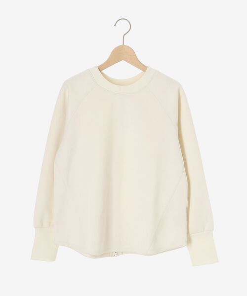 《WEB限定アイテム》バックジップボンディングトップス(Tシャツ/カットソー)|le.coeur blanc(ルクールブラン) 《WEB限定アイテム》バックジップボンディングトップス(Tシャツ/カットソー)|le.coeur blanc(ルクールブラン)
