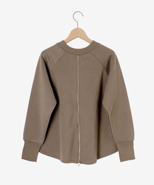 《WEB限定アイテム》バックジップボンディングトップス(Tシャツ/カットソー)|le.coeur blanc(ルクールブラン) 《WEB限定アイテム》バックジップボンディングトップス(Tシャツ/カットソー)|le.coeur blanc(ルクールブラン)