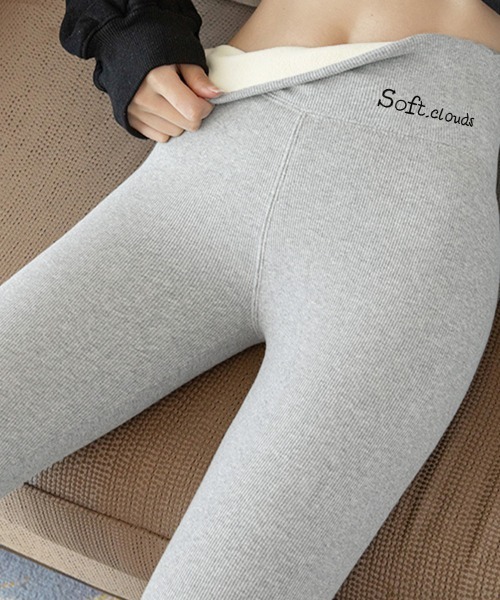 Miniministore（ミニミニストア）の「裏起毛レギンスレディース あったかパンツ（その他パンツ・レディース・ブラック/チャコールグレー/ライトグレー・FREE）」の5枚目の写真
