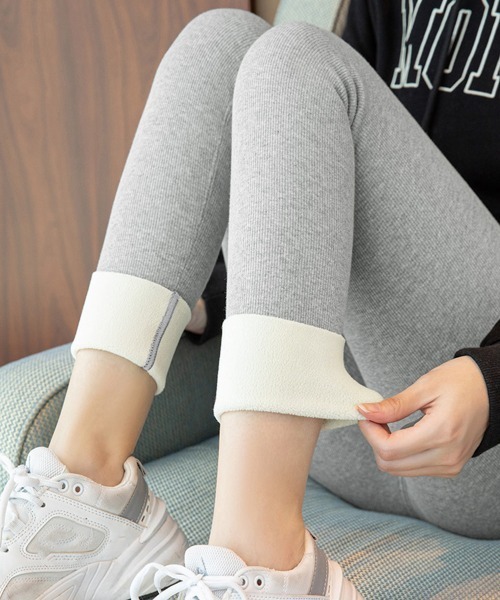Miniministore（ミニミニストア）の「裏起毛レギンスレディース あったかパンツ（その他パンツ・レディース・ブラック/チャコールグレー/ライトグレー・FREE）」の6枚目の写真