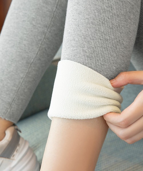 Miniministore（ミニミニストア）の「裏起毛レギンスレディース あったかパンツ（その他パンツ・レディース・ブラック/チャコールグレー/ライトグレー・FREE）」の8枚目の写真