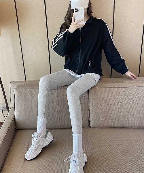Miniministore（ミニミニストア）の「裏起毛レギンスレディース あったかパンツ（その他パンツ・レディース・ブラック/チャコールグレー/ライトグレー・FREE）」の9枚目の写真