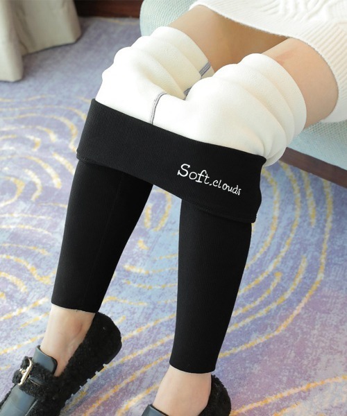 Miniministore（ミニミニストア）の「裏起毛レギンスレディース あったかパンツ（その他パンツ・レディース・ブラック/チャコールグレー/ライトグレー・FREE）」の12枚目の写真
