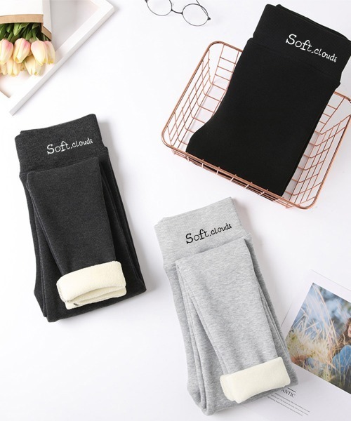 Miniministore（ミニミニストア）の「裏起毛レギンスレディース あったかパンツ（その他パンツ・レディース・ブラック/チャコールグレー/ライトグレー・FREE）」の18枚目の写真