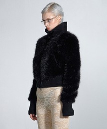 SCULPTOR（スカルプター）の「Faux Fur Zip-Up Jacket/フォー