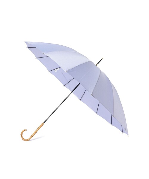 Ray BEAMS(レイビームス)の「ソリッド バンブー 傘(長傘・レディース・ラベンダー/ダークブラウン・ONE SIZE)」の2枚目の写真