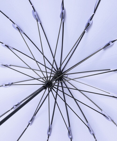 Ray BEAMS(レイビームス)の「ソリッド バンブー 傘(長傘・レディース・ラベンダー/ダークブラウン・ONE SIZE)」の10枚目の写真