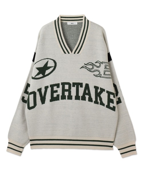 WEGO（ウィゴー）の「WEGO/ラインリブゲームロゴプルオーバー（ニット/セーター・メンズ・ネイビー/ホワイト・LARGE/MEDIUM）」の22枚目の写真