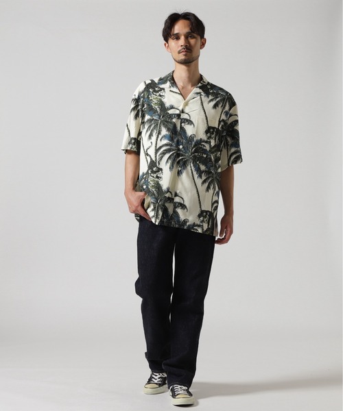 ALOHA SHIRT 'TIGER & PALM TREE' / アロハシャツ 'タイガー