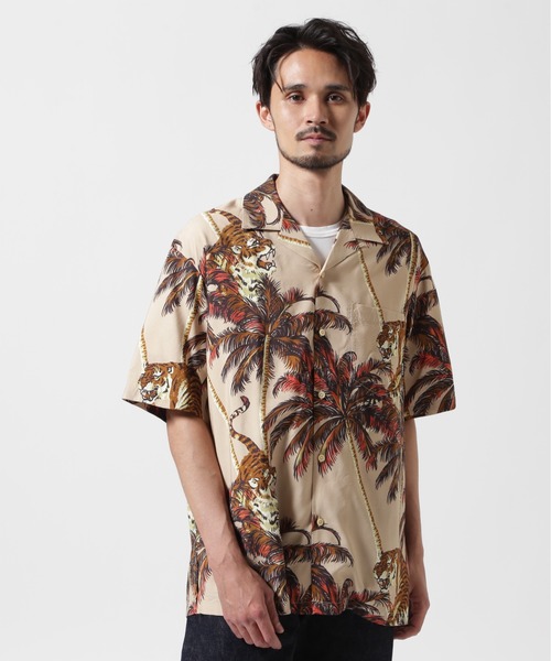 ALOHA SHIRT 'TIGER & PALM TREE' / アロハシャツ 'タイガー