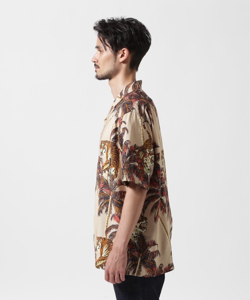 ALOHA SHIRT 'TIGER & PALM TREE' / アロハシャツ 'タイガー