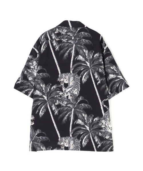 AVIREX（アヴィレックス）の「ALOHA SHIRT "TIGER & PALM TREE" / アロハシャツ "タイガー＆ パームツリー" / AVIREX / アヴィレックス（シャツ/ブラウス・メンズ・ホワイト/ブラック/ライトピンク・MEDIUM/LARGE/X-LARGE/XX-LARGE）」の14枚目の写真