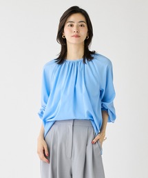 I.T.'S international（イッツインターナショナル）の「ラグランギャザーブラウス（シャツ/ブラウス）」