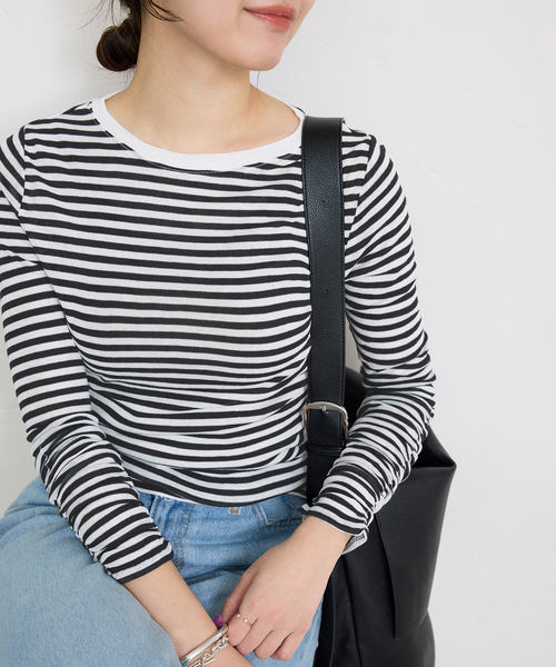 《追加》フライスガーゼシャーリングロンTEE（Tシャツ/カットソー）｜SLOBE IENA（スローブイエナ）