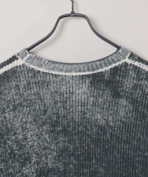 JEANASIS（ジーナシス）の「リバースダイロゴBIGプルオーバー/321915（ニット/セーター・レディース・チャコールグレー/レッド/ネイビー/グレー・FREE）」の12枚目の写真